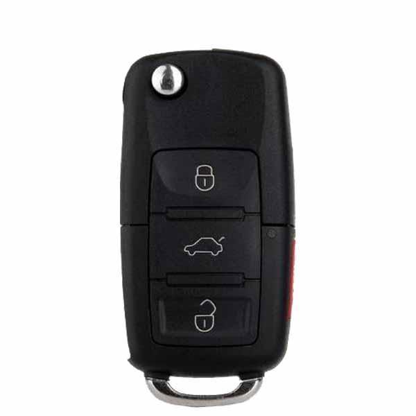 Keyless Factory KeylessFactory:Remote Flip Keys:H74 FLIP KEY Ford/Lincoln/Mercury/Mazda 4-Btn Remote -H74 CHIP RFK-FD-H74